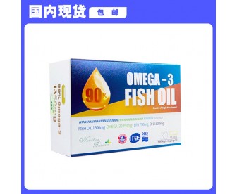 【国内现货包邮】Nutrition Balace 天萃恩 90%高纯度Omega-3深海鱼油软胶囊 30粒